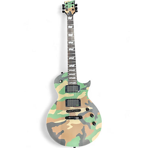 ESP Used ESP EC1000 Deluxe Camo Solid Body Electric Guitar Camo