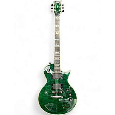 Used ESP EC1000 Deluxe Green Solid Body Electric Guitar