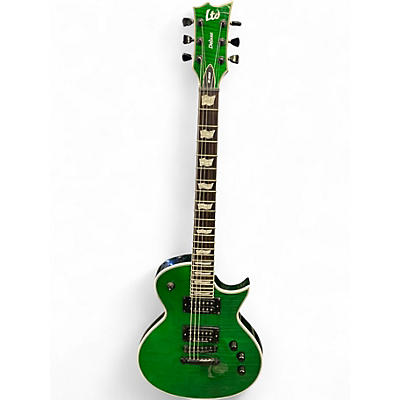 Used ESP EC1000 Deluxe Green Solid Body Electric Guitar