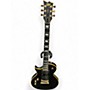 Used ESP EC1000 Deluxe Left Handed Black and Gold Electric Guitar Black and Gold