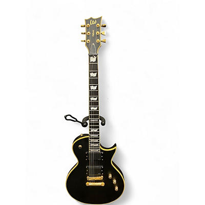 Used ESP EC1000 Deluxe Satin Black Solid Body Electric Guitar