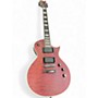 Used ESP EC1000 Deluxe Trans Red Solid Body Electric Guitar Trans Red