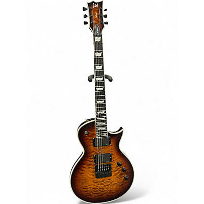 Used ESP EC1000 Evertune Sunburst Solid Body Electric Guitar
