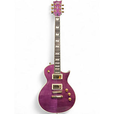 Used ESP EC1000 Trans Purple Solid Body Electric Guitar