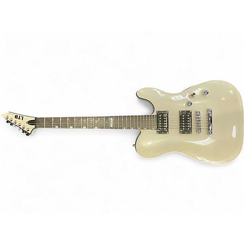 ESP Used ESP ECLIPSE 87 Pearl White Solid Body Electric Guitar Pearl White