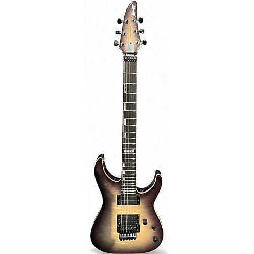 Used ESP EII Horizon FR Black Natural Burst Solid Body Electric Guitar Black Natural Burst