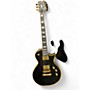 Used ESP ES-II ECLIPSE Black and Gold Solid Body Electric Guitar Black and Gold