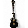 Used ESP ESP E-II Eclipse FULL THICKNESS Black and Gold Solid Body Electric Guitar Black and Gold