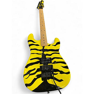 Used ESP ESP GL200MT YELLOW TIGER STRIPED Solid Body Electric Guitar