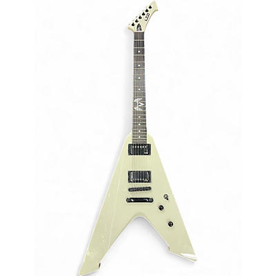 Used ESP ESP LTD Vulture James Hetfield Olympic White EMG Olympic White Solid Body Electric Guitar