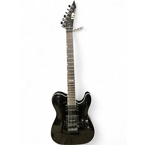Used ESP Eclipse Custom Black Solid Body Electric Guitar Black
