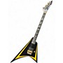 Used ESP Edwards E-Alexi Arrow Head Black and Yellow Solid Body Electric Guitar Black and Yellow