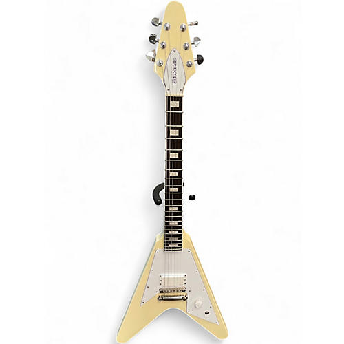 Used ESP Edwards E FV Vintage White Solid Body Electric Guitar Vintage White