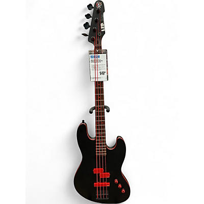 Used ESP Frank Bello Signature BLACK AND RED Electric Bass Guitar