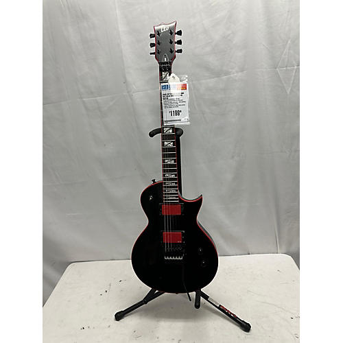 ESP Used ESP GH600 Black And Red Solid Body Electric Guitar Black and Red