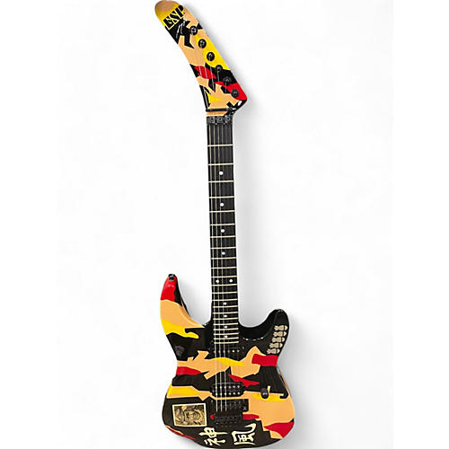 ESP Used ESP George Lynch Kamikaze 1 Custom Graphic Solid Body Electric Guitar Custom Graphic