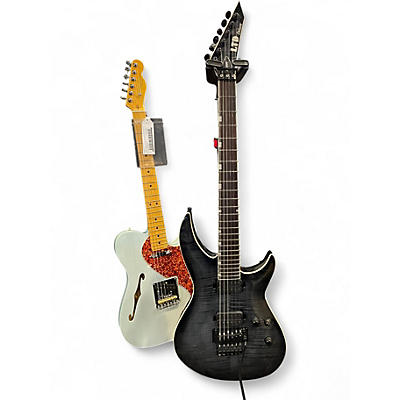 Used ESP H3-1000 Black Solid Body Electric Guitar