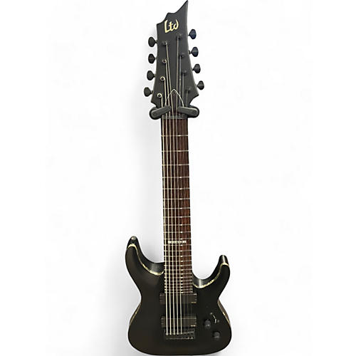 ESP Used ESP H308 8-String Black Solid Body Electric Guitar Black