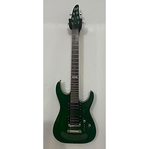 ESP Used ESP Horizon Green Solid Body Electric Guitar Green