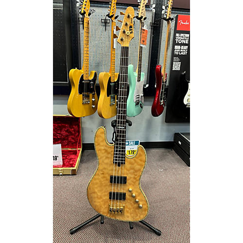 ESP Used ESP J1004 Natural Electric Bass Guitar Natural