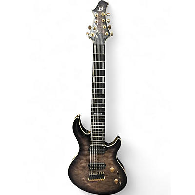 Used ESP JR608 2016 Faded Blue Sunburst Solid Body Electric Guitar