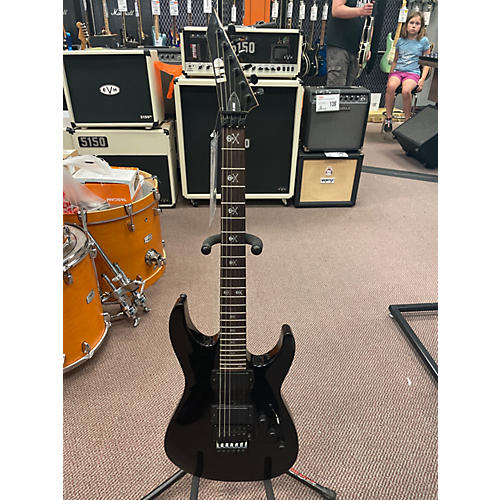 Used ESP KH202 Kirk Hammett Signature Black Solid Body Electric Guitar Black