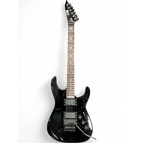 Used ESP KH202 Kirk Hammett Signature Black Solid Body Electric Guitar Black