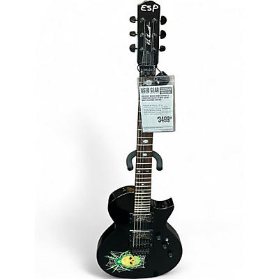 Used ESP KH330 Kirk Hammett Signature BLACK SPIDER Solid Body Electric Guitar