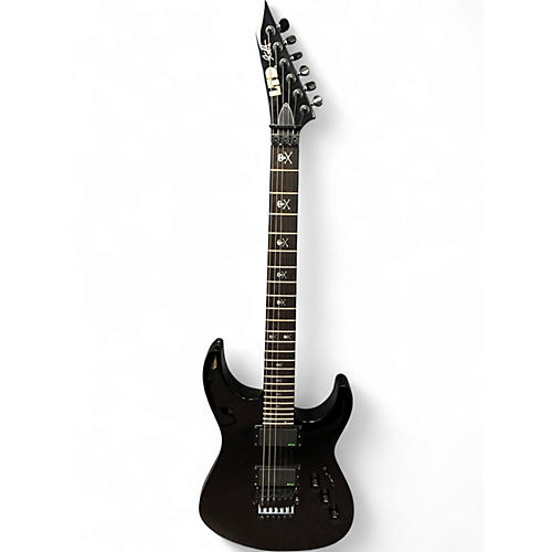 Used ESP KH602 Kirk Hammett Signature Black Solid Body Electric Guitar Black