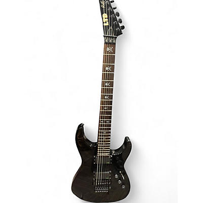 Used ESP KH602 Kirk Hammett Signature Black Solid Body Electric Guitar