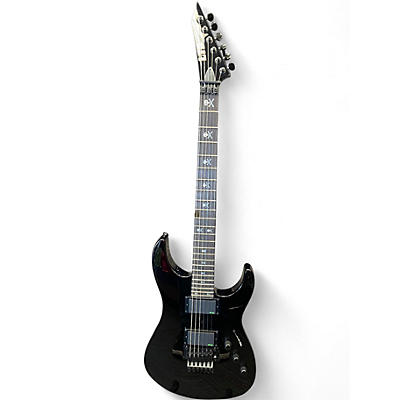 Used ESP KH602 Kirk Hammett Signature Black Solid Body Electric Guitar