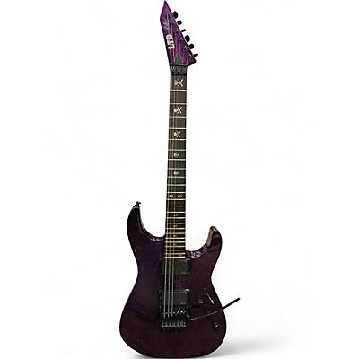 Used ESP KH602 Kirk Hammett Signature Purple Solid Body Electric Guitar