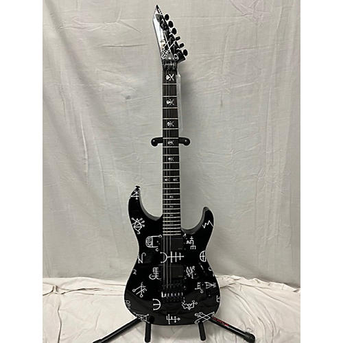 ESP Used ESP KHDEMON Kirk Hammett Signature Black Solid Body Electric Guitar Black