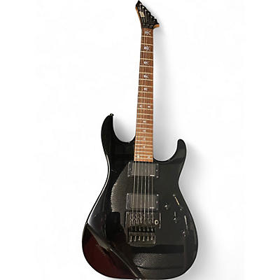 Used ESP KISO KH-2 Custom Shop Black Solid Body Electric Guitar