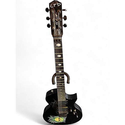 Used ESP Kirk Hammett KH-3 Black Solid Body Electric Guitar Black