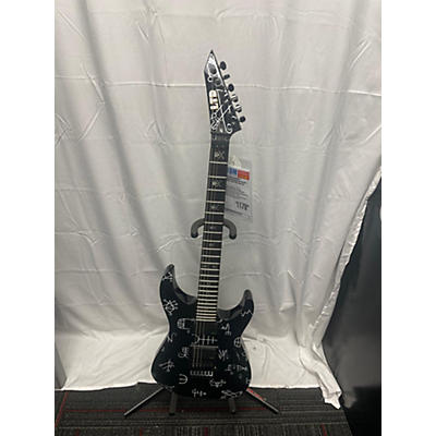 ESP Used ESP Kirk Hammett Signature Demonology Black Solid Body Electric Guitar