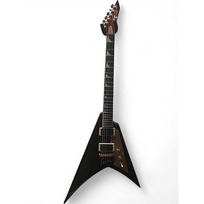 Used ESP Kirk Hammett Signature KH-V Chrome Red Metallic Solid Body Electric Guitar