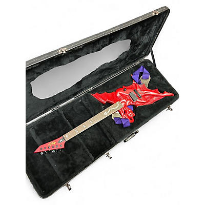 Used ESP LIMITED EDITION DEVIL GIRL DEVIL RED Solid Body Electric Guitar