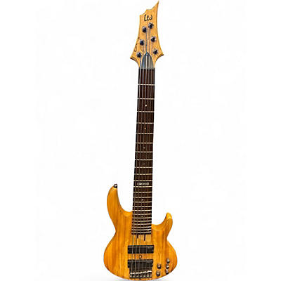 Used ESP LTD-206SM Natural Electric Bass Guitar