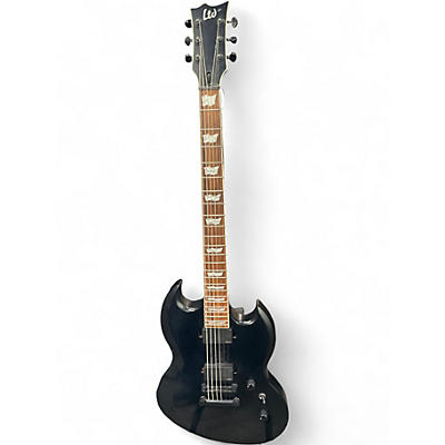 Used ESP LTD 400B Flat Black Baritone Guitars