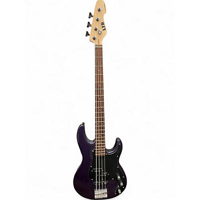 Used ESP LTD AP204 Purple Electric Bass Guitar