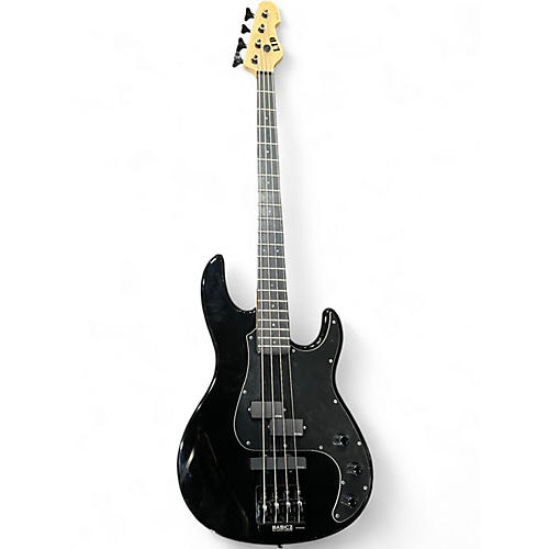 Used ESP LTD AP4 Black Metal Black Electric Bass Guitar Black