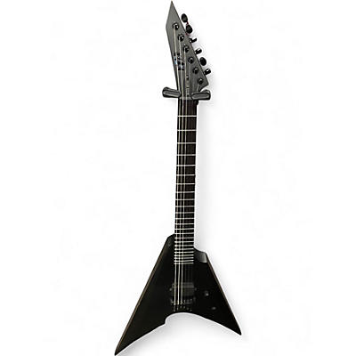 Used ESP LTD AP4 Black Metal Black Electric Bass Guitar