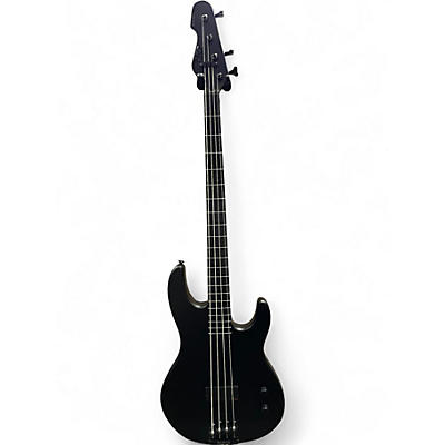 Used ESP LTD AP4 Black Metal Black Electric Bass Guitar