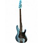 Used ESP LTD AP4 Black Metal Pelham Blue Electric Bass Guitar Pelham Blue