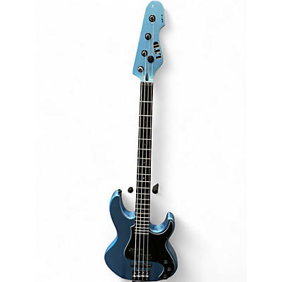 Used ESP LTD AP4  Blue Electric Bass Guitar