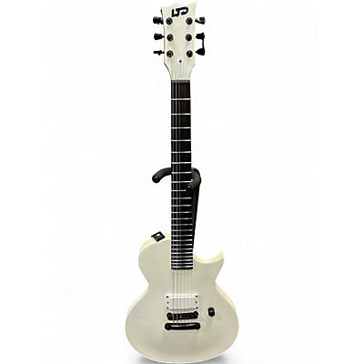 Used ESP LTD ARCTIC METAL ECLISPE ARTIC WHITE Solid Body Electric Guitar