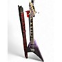Used ESP LTD Alexi Laiho Signature Ripped Left Handed Purple Fade Satin Solid Body Electric Guitar Purple Fade Satin