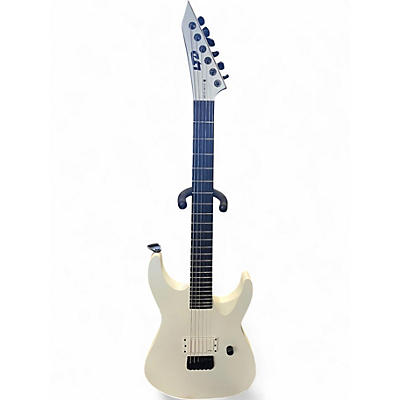Used ESP LTD Arctic Metal White Solid Body Electric Guitar