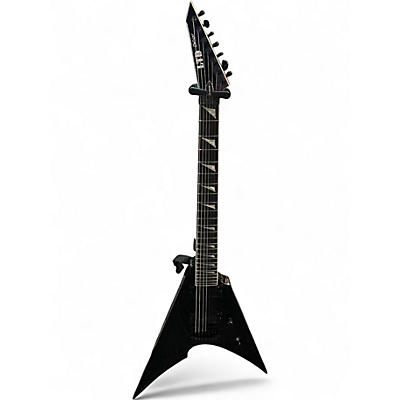 Used ESP LTD Arrow 1007 Evertune Baritone Black Solid Body Electric Guitar